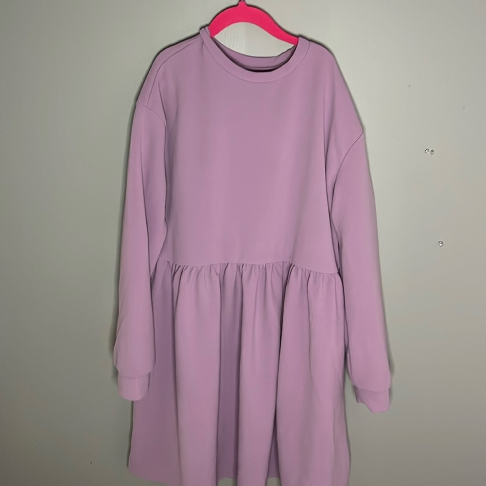 Purple flow dress